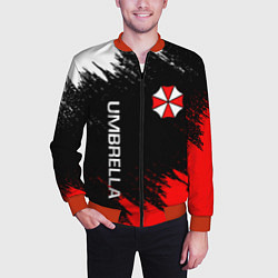 Бомбер мужской UMBRELLA CORP, цвет: 3D-красный — фото 2