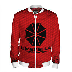 Бомбер мужской Umbrella Corporation, цвет: 3D-белый