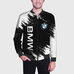 Бомбер мужской BMW, цвет: 3D-черный — фото 2