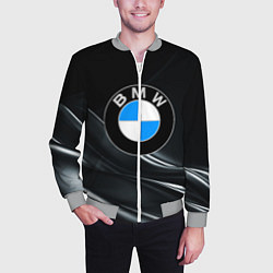 Бомбер мужской BMW, цвет: 3D-меланж — фото 2