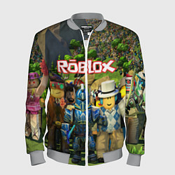 Бомбер мужской ROBLOX, цвет: 3D-меланж