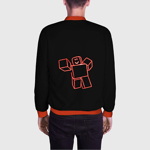 Мужской бомбер Роблокс Roblox / 3D-Красный – фото 4