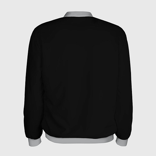 Мужской бомбер Minimalism / 3D-Меланж – фото 2