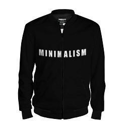 Бомбер мужской Minimalism, цвет: 3D-черный