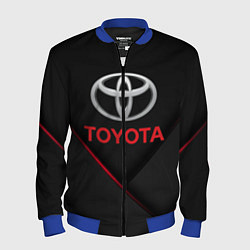 Бомбер мужской TOYOTA, цвет: 3D-синий