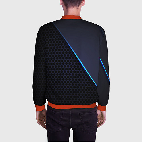 Мужской бомбер SUBARU / 3D-Красный – фото 4