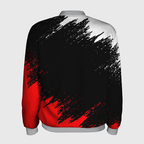 Мужской бомбер NISSAN GTR / 3D-Меланж – фото 2