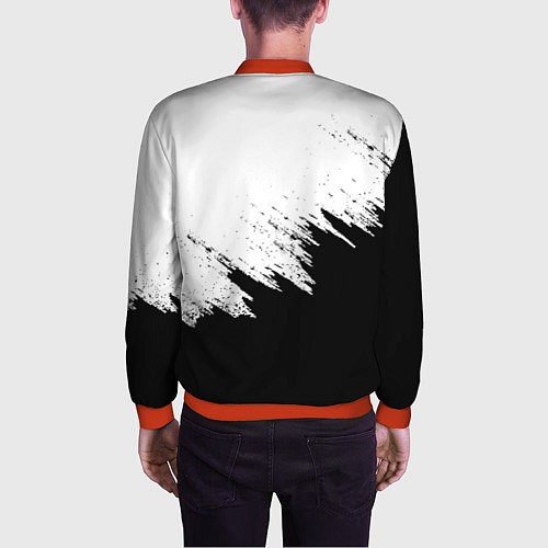 Мужской бомбер Opel / 3D-Красный – фото 4