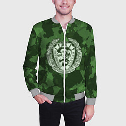 Бомбер мужской Пограничные Войска, цвет: 3D-меланж — фото 2
