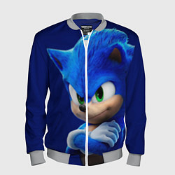 Бомбер мужской SONIC, цвет: 3D-меланж