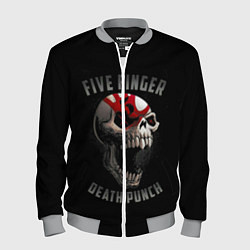 Бомбер мужской Five Finger Death Punch, цвет: 3D-меланж