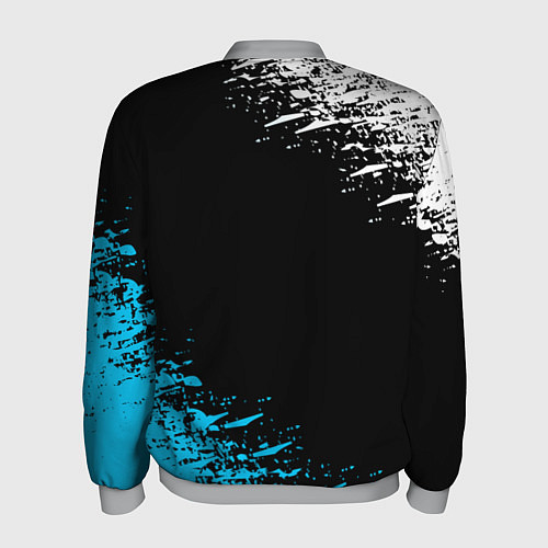 Мужской бомбер PORTAL / 3D-Меланж – фото 2