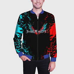 Бомбер мужской DEVIL MAY CRY, цвет: 3D-синий — фото 2