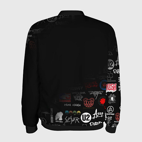 Мужской бомбер LINKIN PARK / 3D-Черный – фото 2