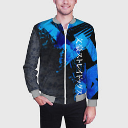 Бомбер мужской Bungou Stray Dogs, цвет: 3D-меланж — фото 2