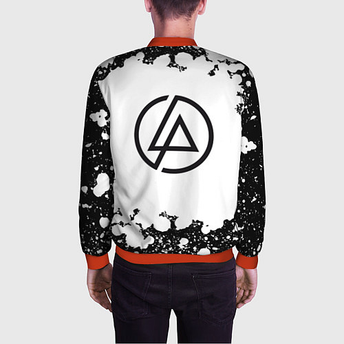 Мужской бомбер LINKIN PARKспина / 3D-Красный – фото 4