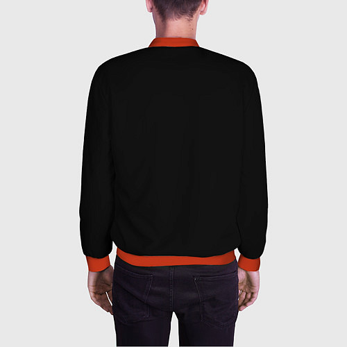 Мужской бомбер Red Dragon / 3D-Красный – фото 4