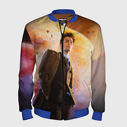 Бомбер мужской DOCTOR WHO, цвет: 3D-синий