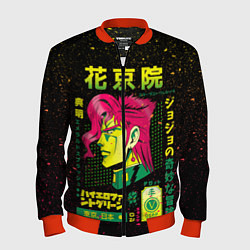 Бомбер мужской Приключения ДжоДжо, цвет: 3D-красный