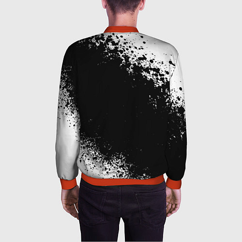 Мужской бомбер BTS / 3D-Красный – фото 4