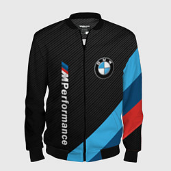 Бомбер мужской BMW M PERFORMANCE, цвет: 3D-черный