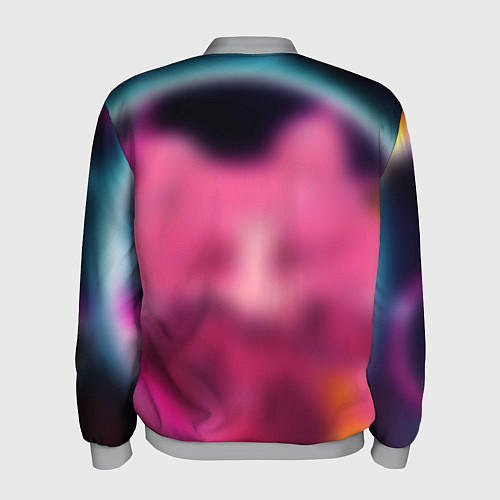 Мужской бомбер ДОЧЬ ЛУНЫ / 3D-Меланж – фото 2