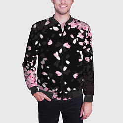 Бомбер мужской САКУРА, цвет: 3D-черный — фото 2