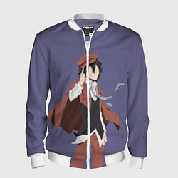 Бомбер мужской Ranpo Edogawa, цвет: 3D-белый