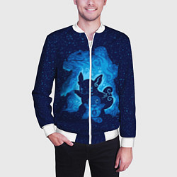 Бомбер мужской Сквиртл Эша, цвет: 3D-белый — фото 2