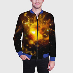 Бомбер мужской Space, цвет: 3D-синий — фото 2