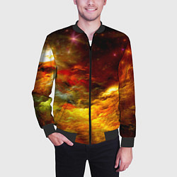 Бомбер мужской Galaxy, цвет: 3D-черный — фото 2