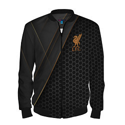 Бомбер мужской Liverpool FC, цвет: 3D-черный