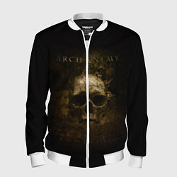 Бомбер мужской ARch Enemy 37, цвет: 3D-белый
