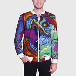 Бомбер мужской HYPERBEAST, цвет: 3D-белый — фото 2