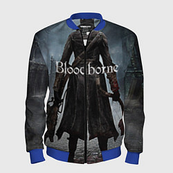 Бомбер мужской Bloodborne, цвет: 3D-синий