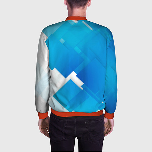 Мужской бомбер Infiniti / 3D-Красный – фото 4