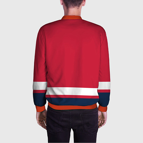 Мужской бомбер Флорида Пантерз / 3D-Красный – фото 4