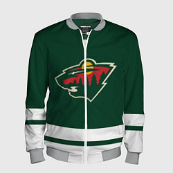 Бомбер мужской Миннесота Уайлд, цвет: 3D-меланж