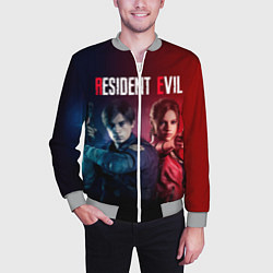 Бомбер мужской Resident Evil 2, цвет: 3D-меланж — фото 2