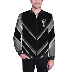 Бомбер мужской Juventus F C, цвет: 3D-черный — фото 2