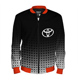 Бомбер мужской Toyota, цвет: 3D-красный