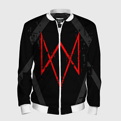 Бомбер мужской WATCH DOGS LEGION, цвет: 3D-белый
