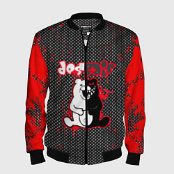 Бомбер мужской Аниме, цвет: 3D-черный