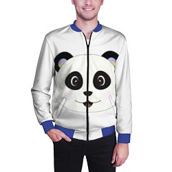 Бомбер мужской Panda, цвет: 3D-синий — фото 2