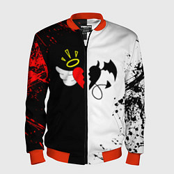 Бомбер мужской Payton Moormeier спина, цвет: 3D-красный