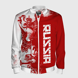 Бомбер мужской Russia, цвет: 3D-белый