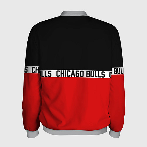 Мужской бомбер CHICAGO BULLS / 3D-Меланж – фото 2