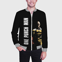 Бомбер мужской One Punch Man, цвет: 3D-меланж — фото 2