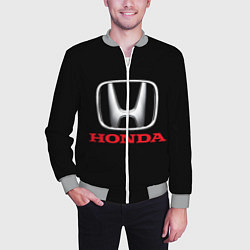 Бомбер мужской HONDA, цвет: 3D-меланж — фото 2