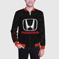 Бомбер мужской HONDA, цвет: 3D-красный — фото 2